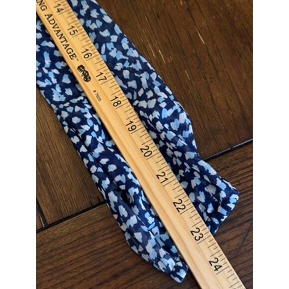 💙 RAMY BROOK Navy Blue Printed Landa Dress - Size Large - NWT $445 Retail! 💙 - Picture 12 of 14